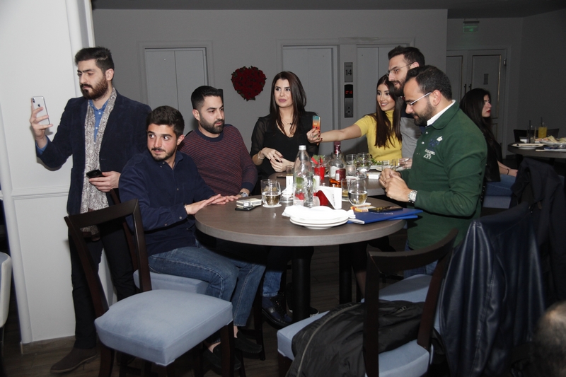 Charbel Khalil and the band at Burj on Bay 